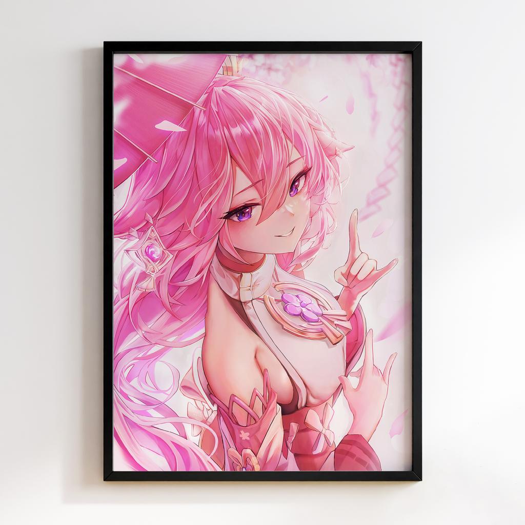 Постер Genshin Impact Yae Miko YM27