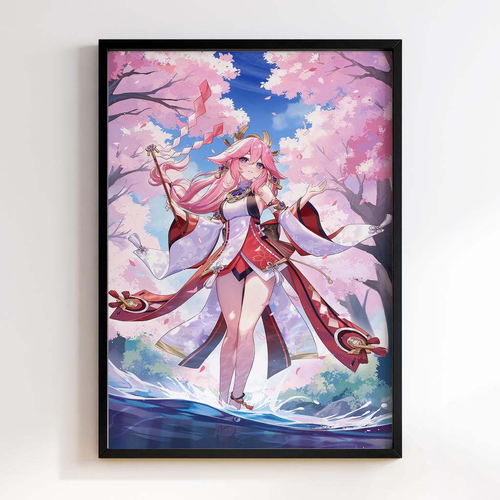 Постер Genshin Impact Yae Miko YM28