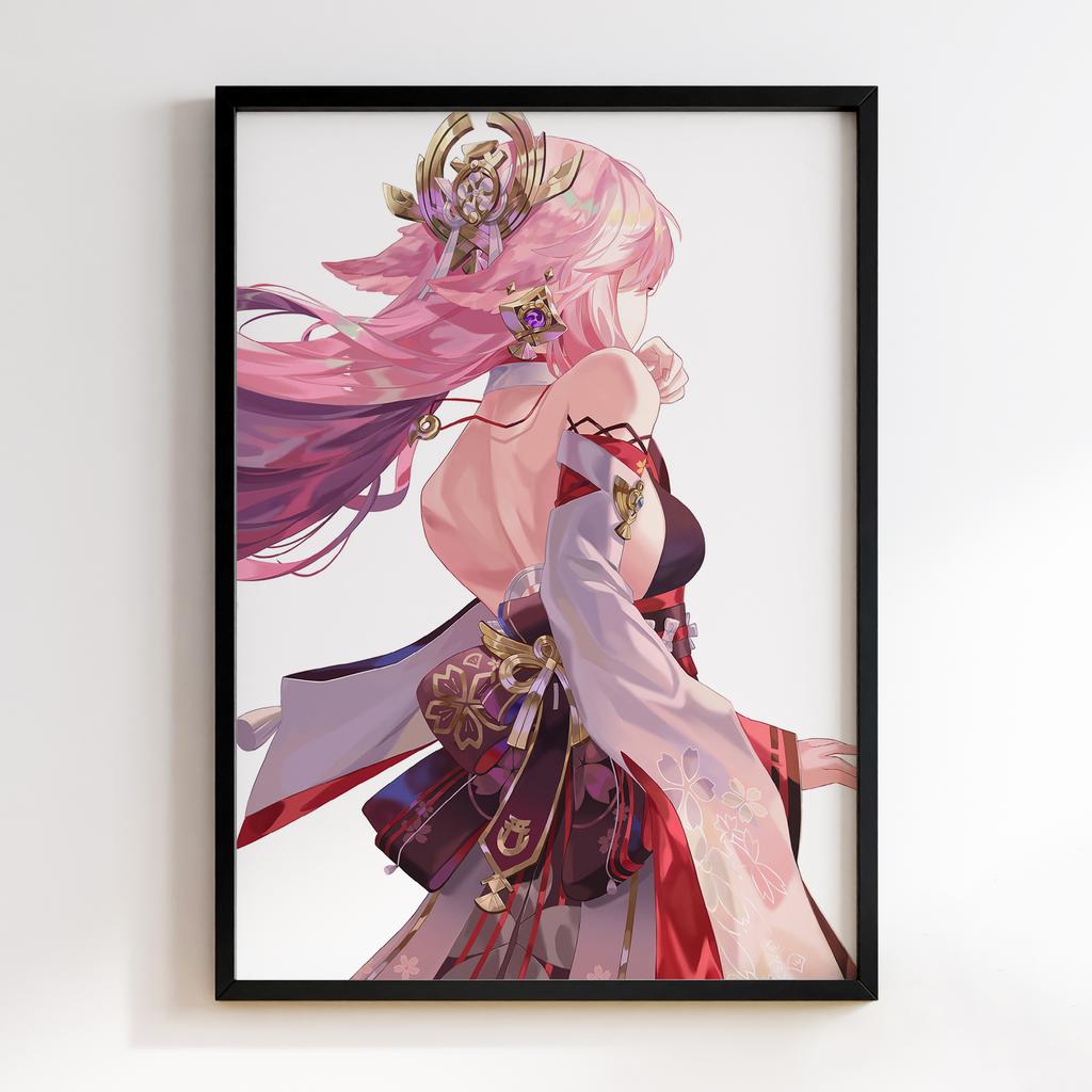 Постер Genshin Impact Yae Miko YM33