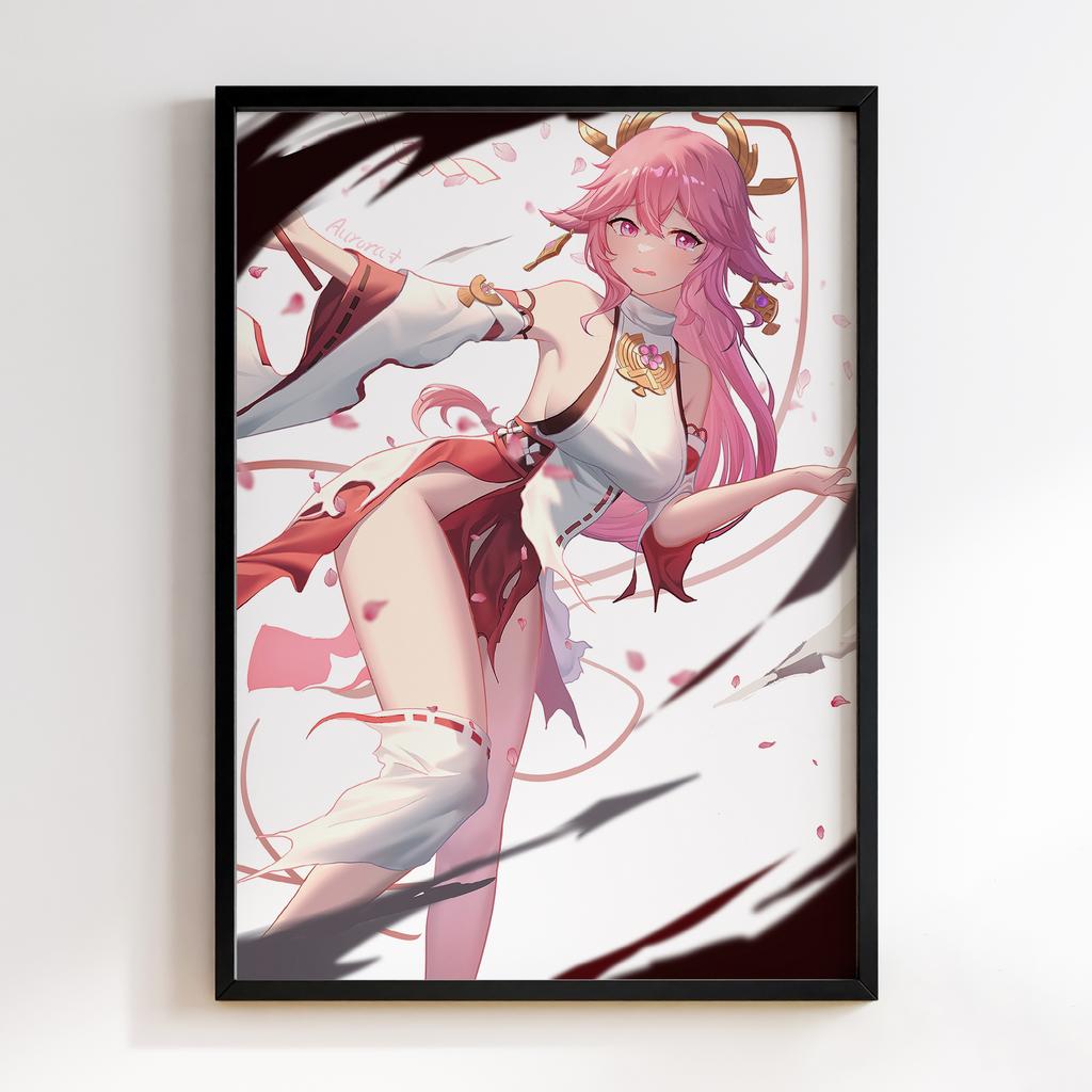 Постер Genshin Impact Yae Miko YM34