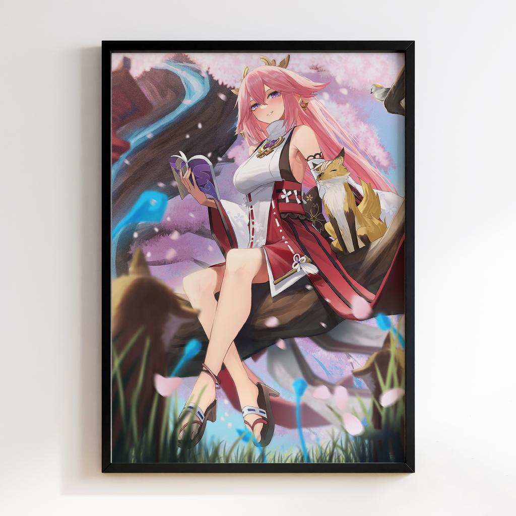 Постер Genshin Impact Yae Miko YM39