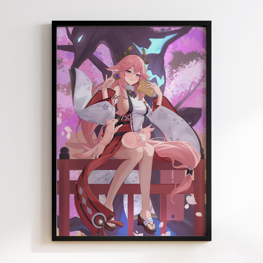 Постер Genshin Impact Yae Miko YM41