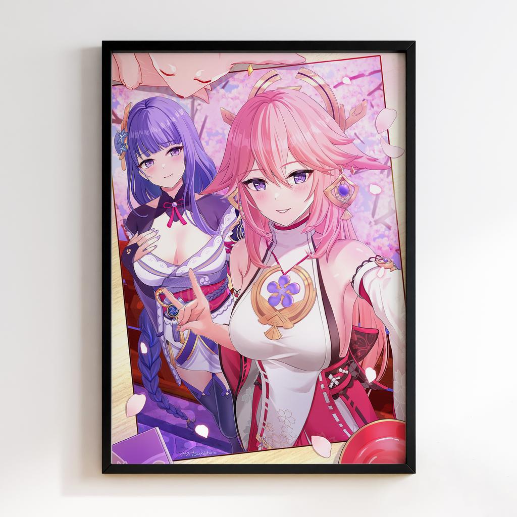 Постер Genshin Impact Yae Miko YM44