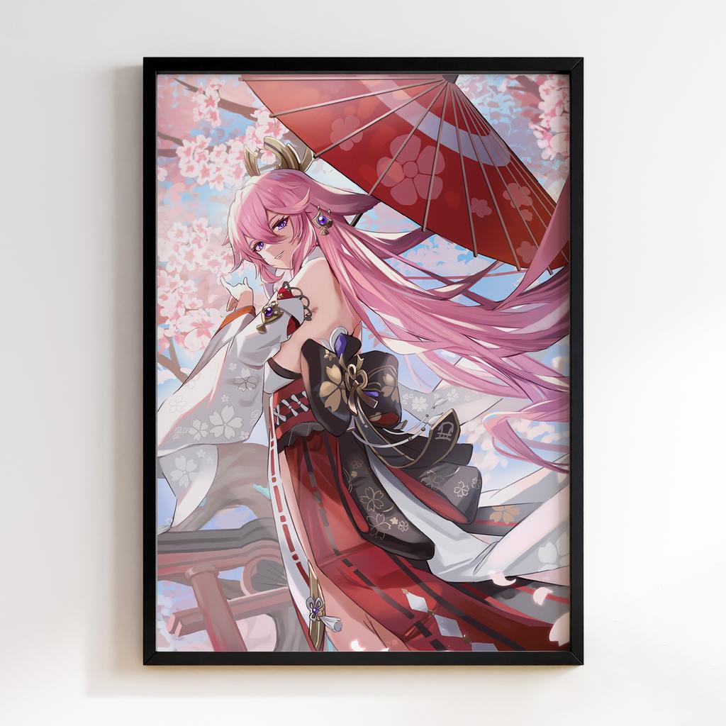 Постер Genshin Impact Yae Miko YM46