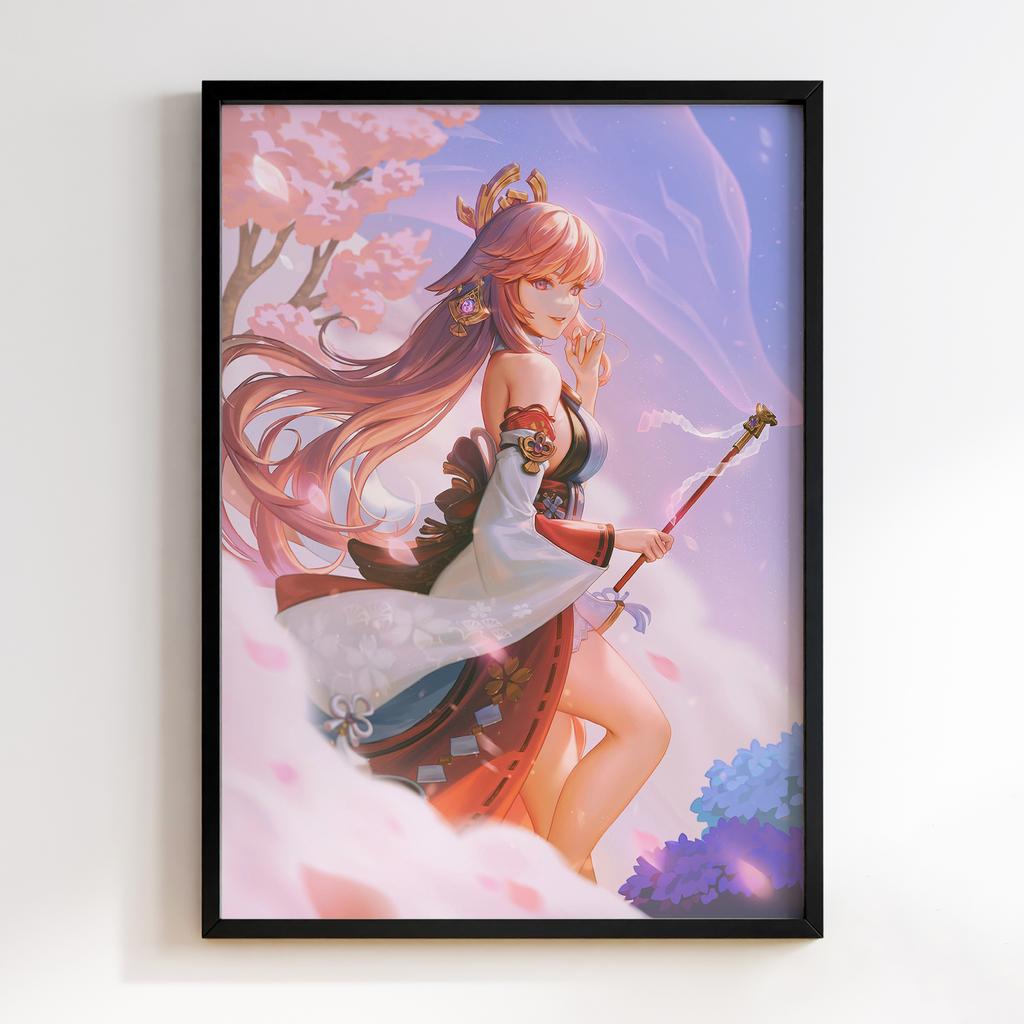 Постер Genshin Impact Yae Miko YM49