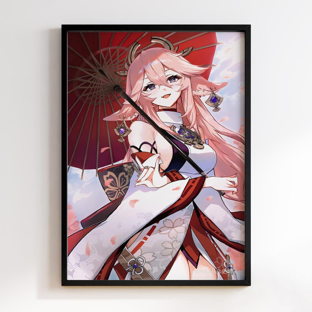 Постер Genshin Impact Yae Miko YM50