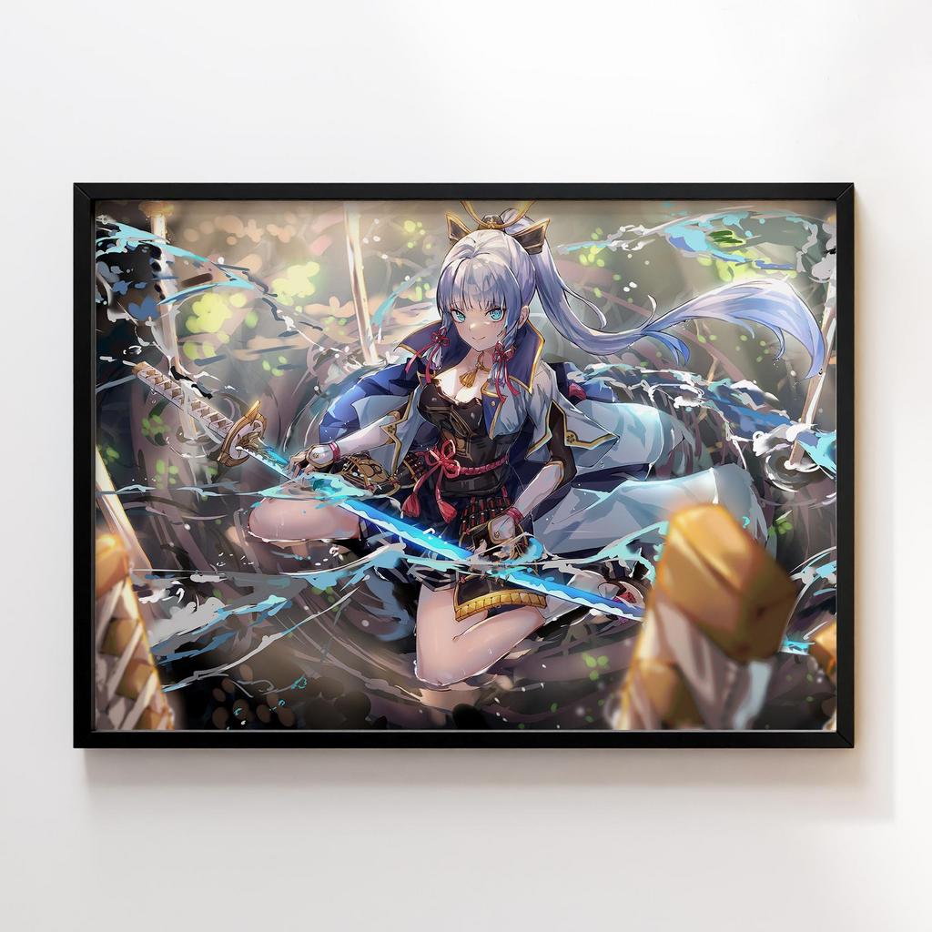Постер Genshin Impact Kamisato Ayaka KIA36