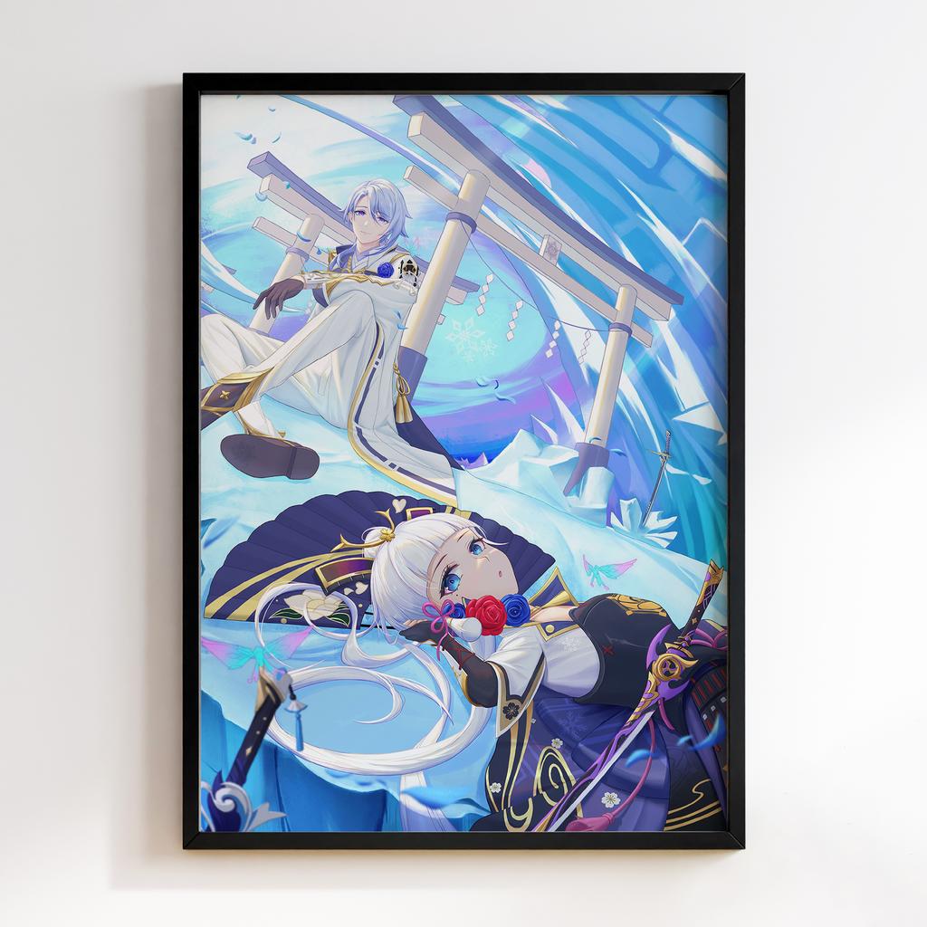 Постер Genshin Impact Kamisato Ayaka KIA38