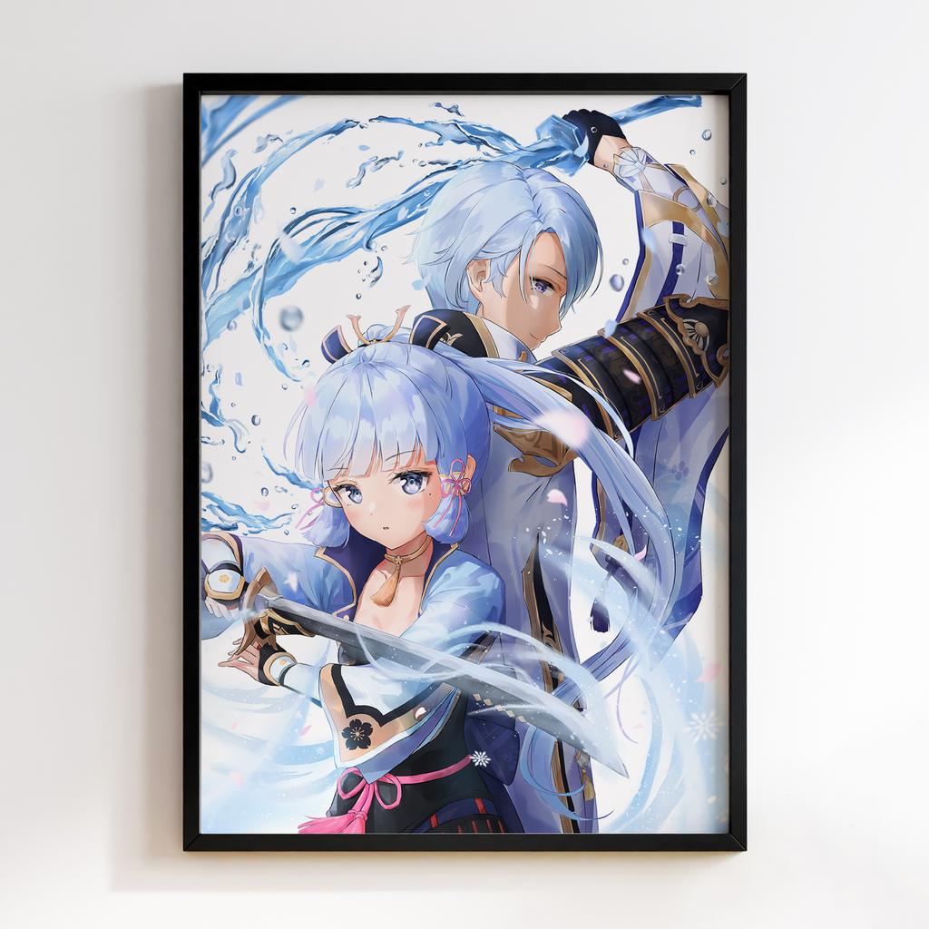Постер Genshin Impact Kamisato Ayaka KIA44