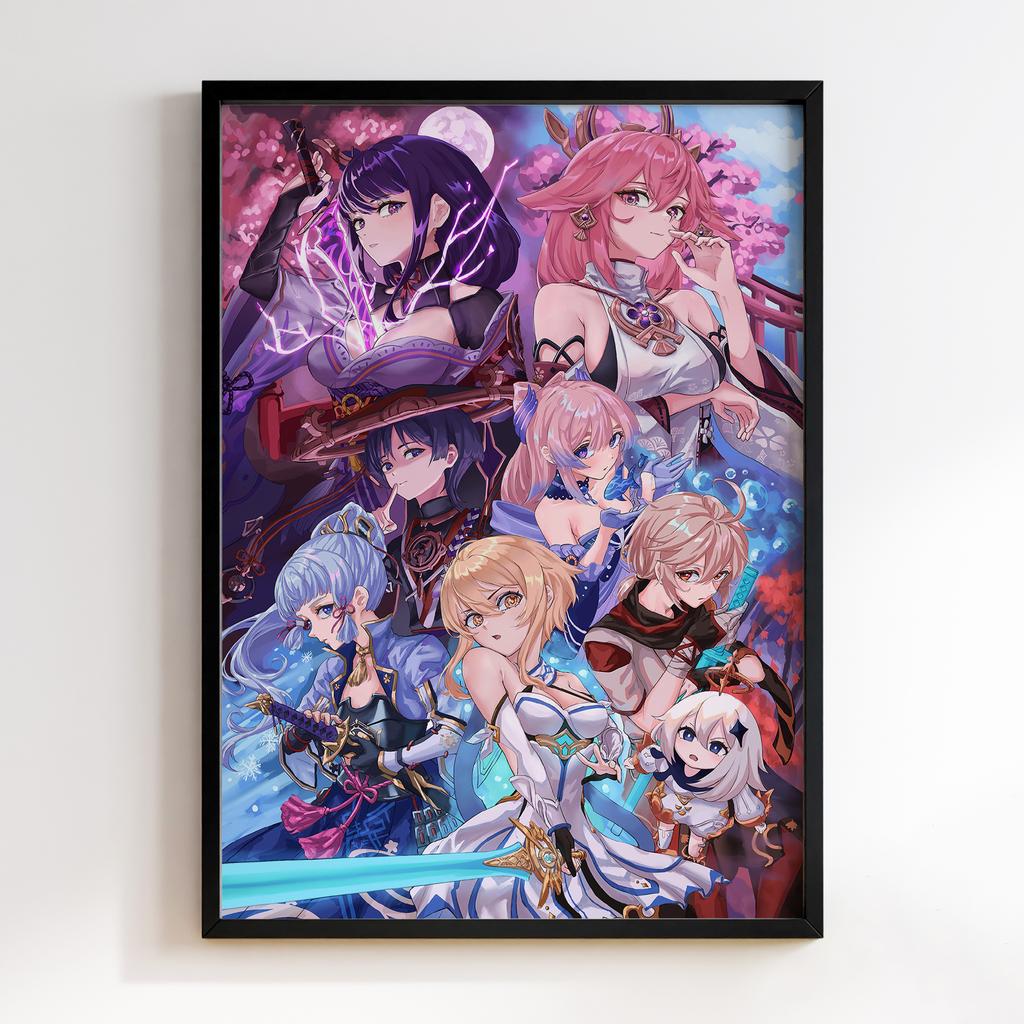 Постер Genshin Impact Kamisato Ayaka KIA53