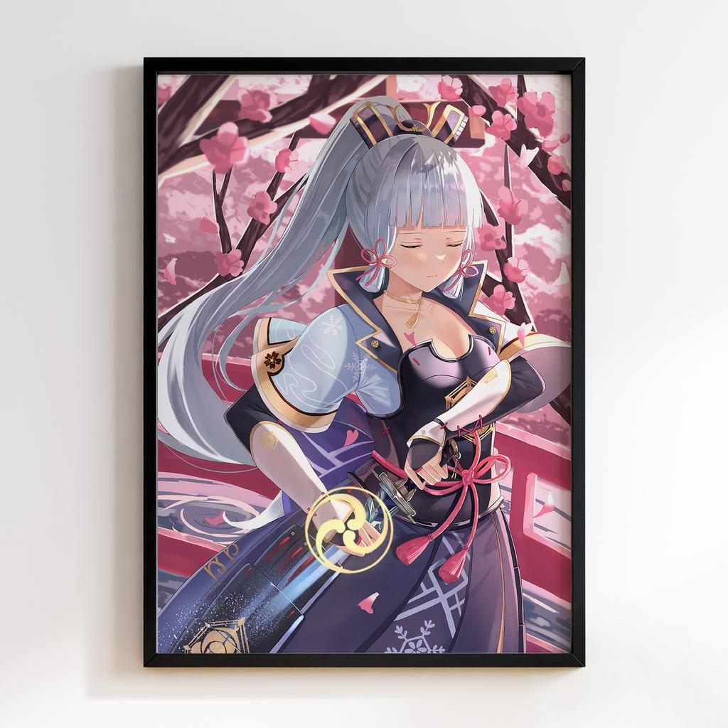 Постер Genshin Impact Kamisato Ayaka KIA55