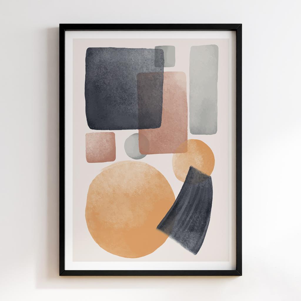 Постер Абстракція Бохо (Boho Abstract) BA56