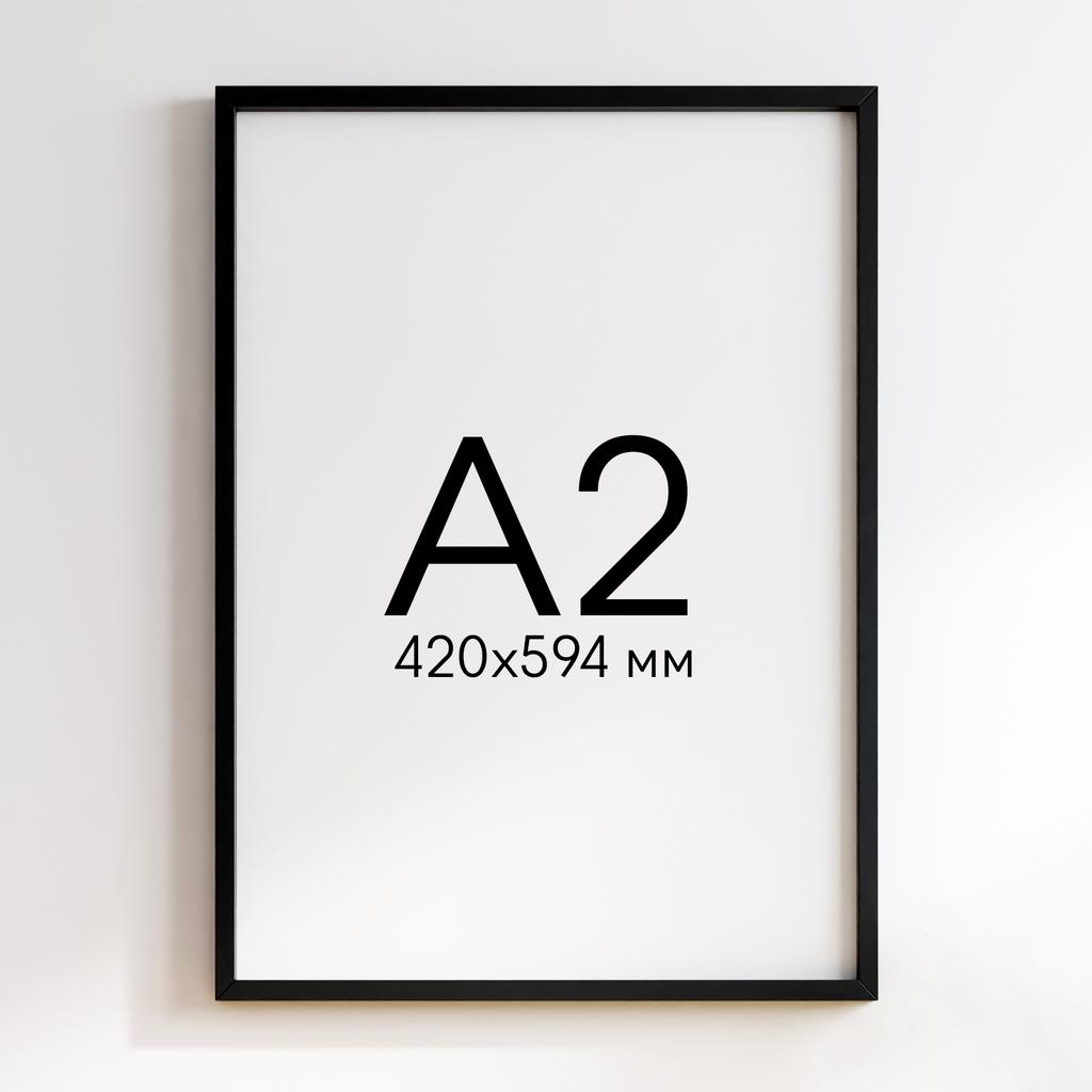 Рама чорна А2 (420х594)