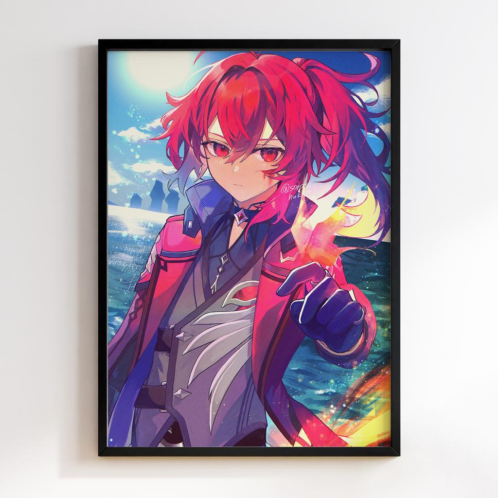 Постер Genshin Impact Diluc Ragnvindr KIA65