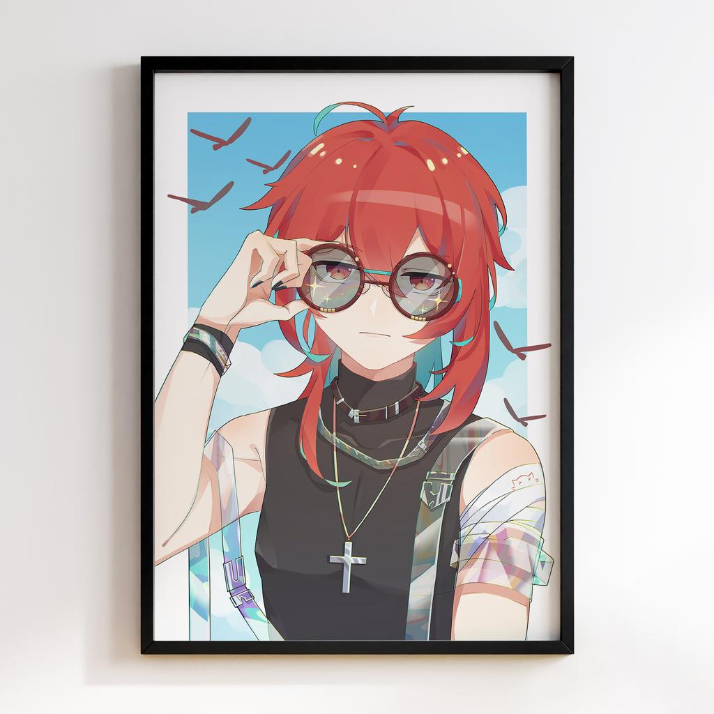 Постер Genshin Impact Diluc Ragnvindr KIA79