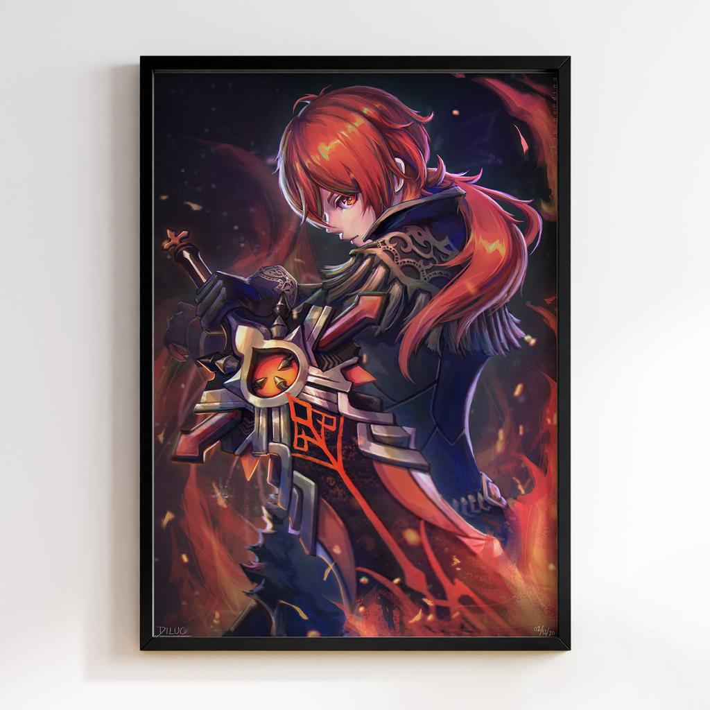 Постер Genshin Impact Diluc Ragnvindr KIA91
