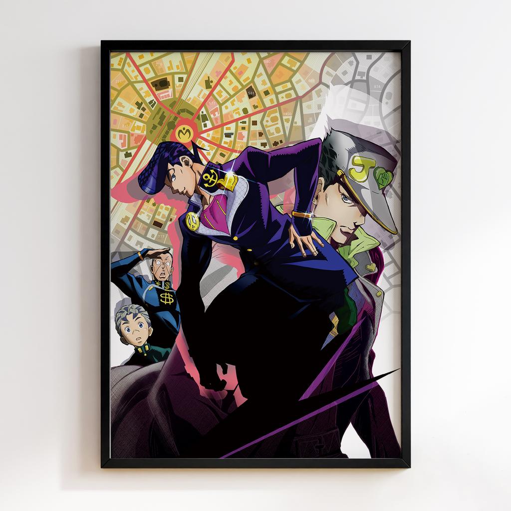 Постер Химерні пригоди ДжоДжо (JoJo’s Bizarre Adventure Diamond Is Unbreakable) JZ02