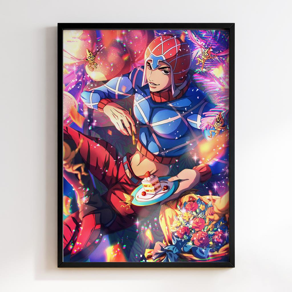 Постер Химерні пригоди ДжоДжо (JoJo’s Bizarre Adventure Guido Mista) JZ13