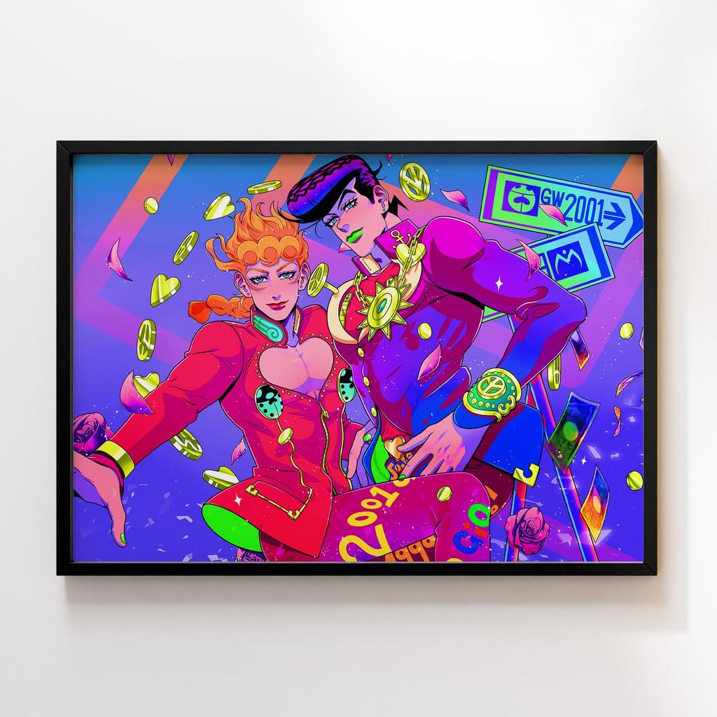 Постер Химерні пригоди ДжоДжо (JoJo’s Bizarre Adventure no Kimyou na Bouken) JZ21