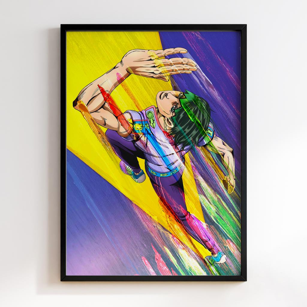 Постер Химерні пригоди ДжоДжо (JoJo’s Bizarre Adventure Kishibe Rohan) JZ24