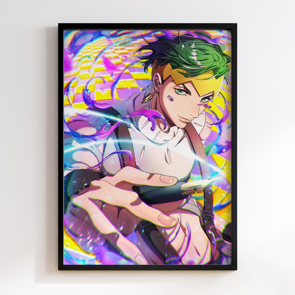 Постер Химерні пригоди ДжоДжо (JoJo’s Bizarre Adventure Kishibe Rohan) JZ26