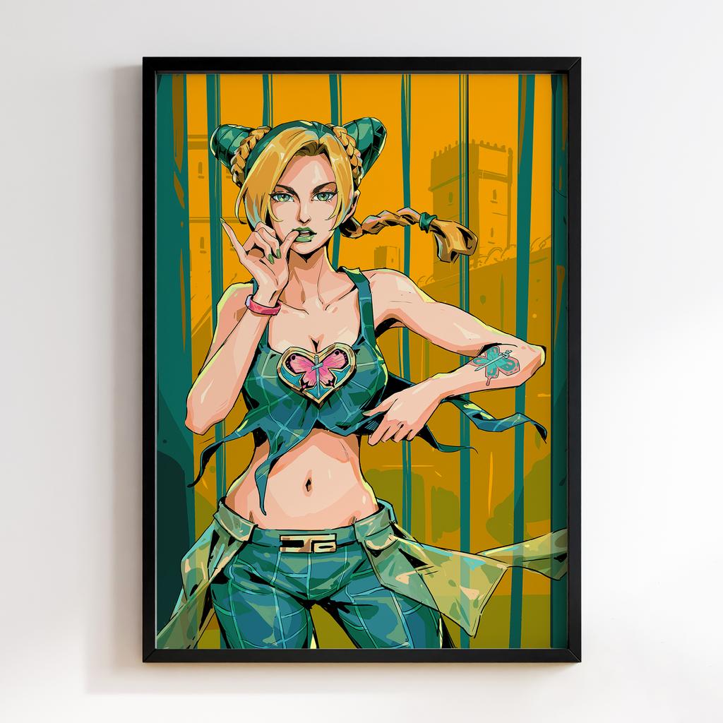 Постер Химерні пригоди ДжоДжо (JoJo’s Bizarre Adventure Kuujou Jolyne) JZ40
