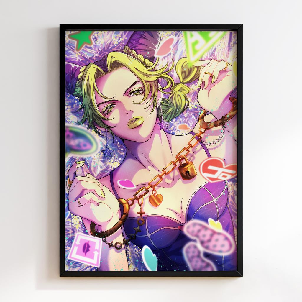 Постер Химерні пригоди ДжоДжо (JoJo’s Bizarre Adventure Kuujou Jolyne) JZ41