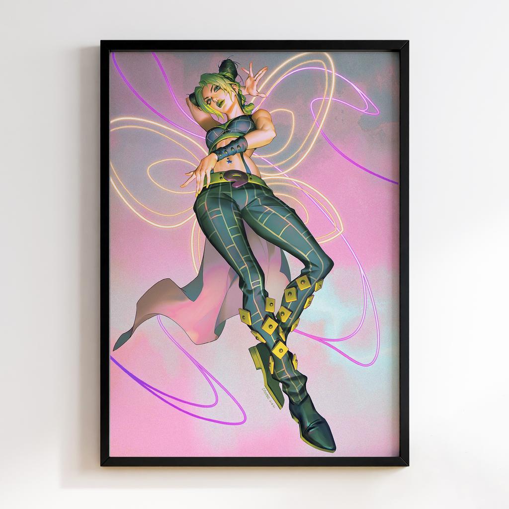 Постер Химерні пригоди ДжоДжо (JoJo’s Bizarre Adventure Kuujou Jolyne) JZ42