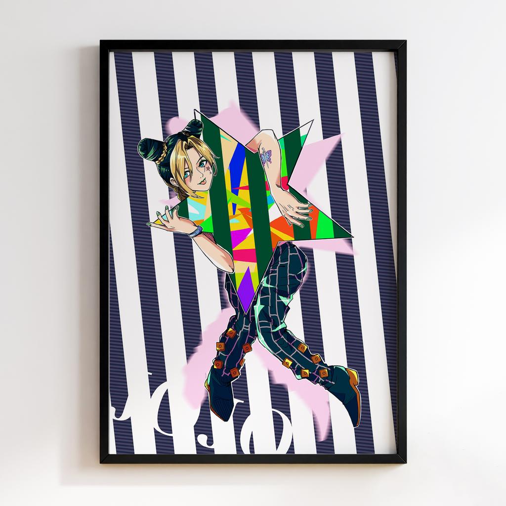 Постер Химерні пригоди ДжоДжо (JoJo’s Bizarre Adventure Kuujou Jolyne) JZ43