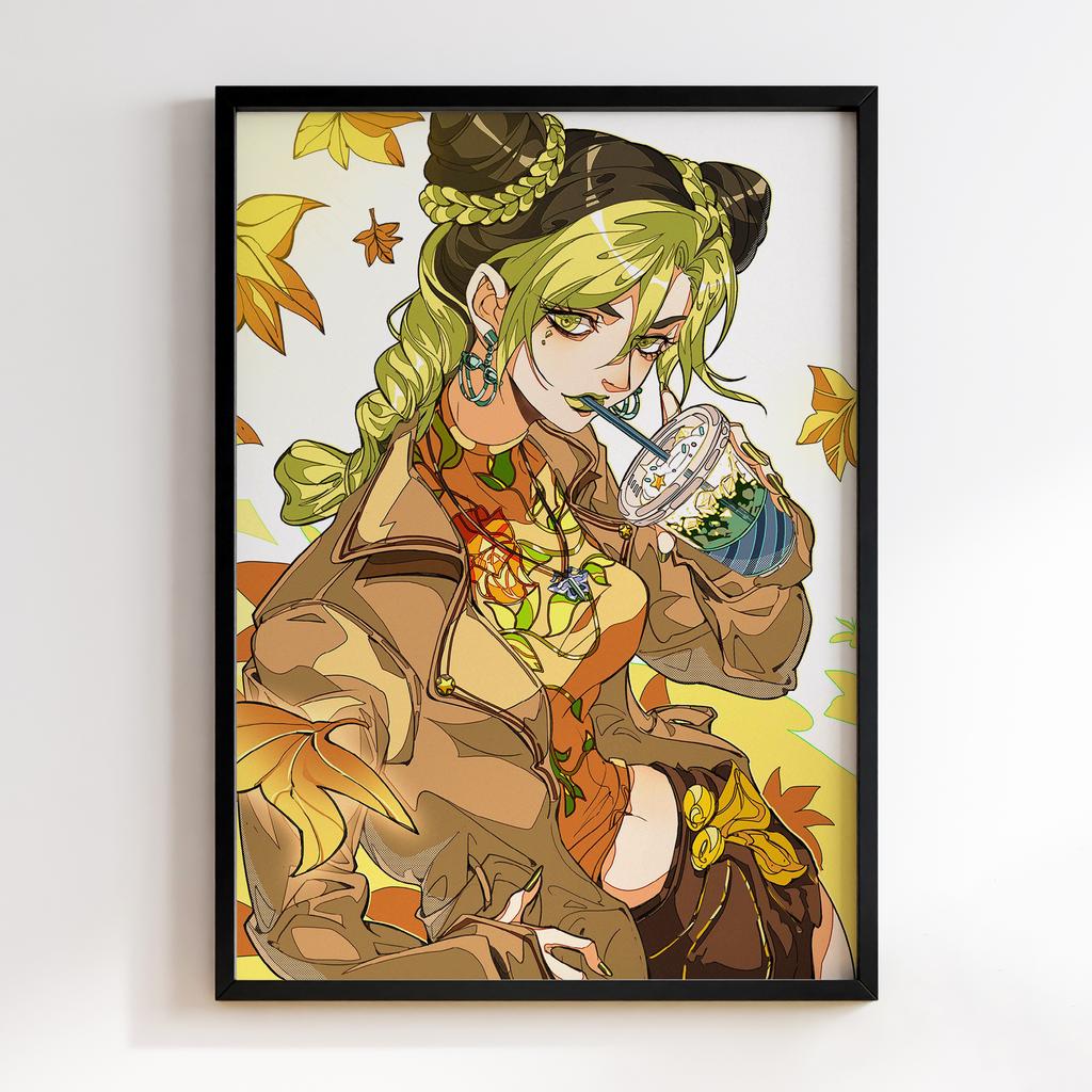 Постер Химерні пригоди ДжоДжо (JoJo’s Bizarre Adventure Kuujou Jolyne) JZ44