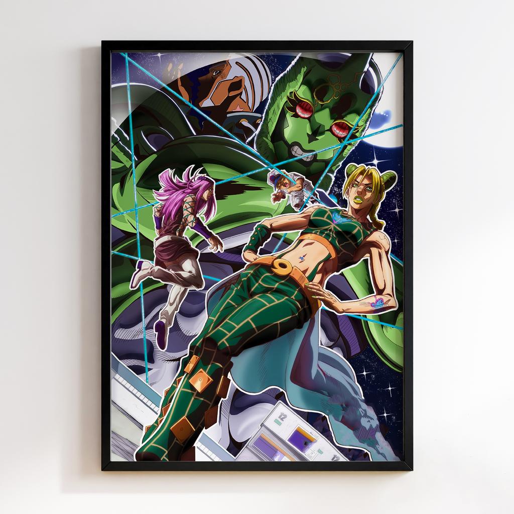 Постер Химерні пригоди ДжоДжо (JoJo’s Bizarre Adventure Kuujou Jolyne) JZ46