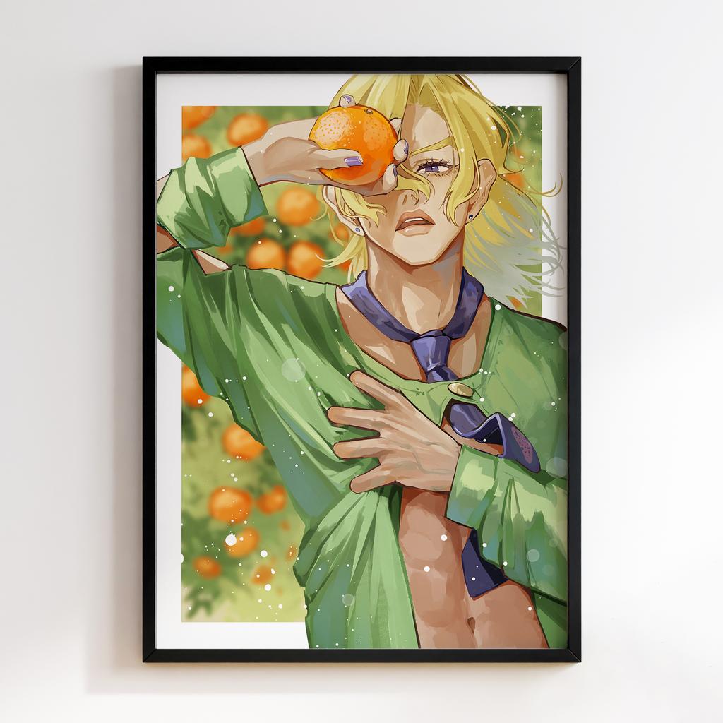 Постер Химерні пригоди ДжоДжо (JoJo’s Bizarre Adventure Pannacotta Fugo) JZ65