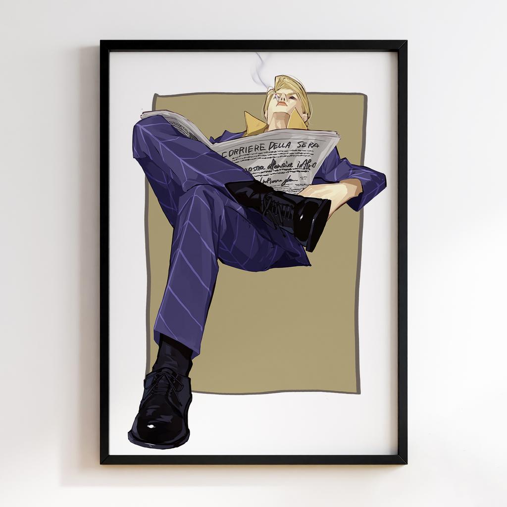 Постер Химерні пригоди ДжоДжо (JoJo’s Bizarre Adventure Prosciutto) JZ67