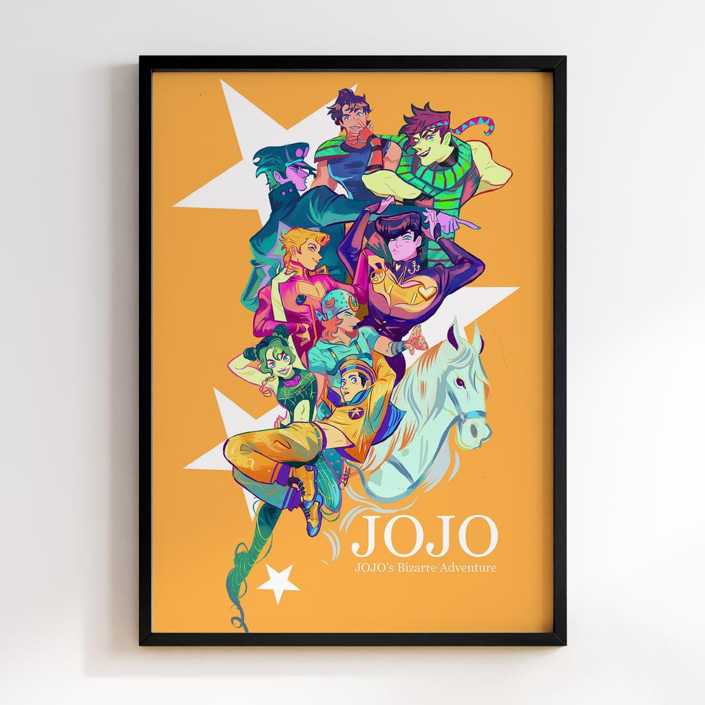 Постер Химерні пригоди ДжоДжо (JoJo’s Bizarre Adventure) JZ90