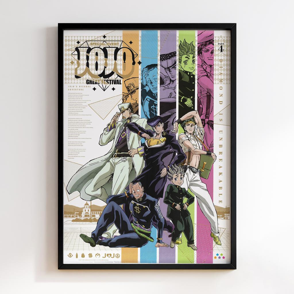 Постер Химерні пригоди ДжоДжо (JoJo’s Bizarre Adventure) JZ91