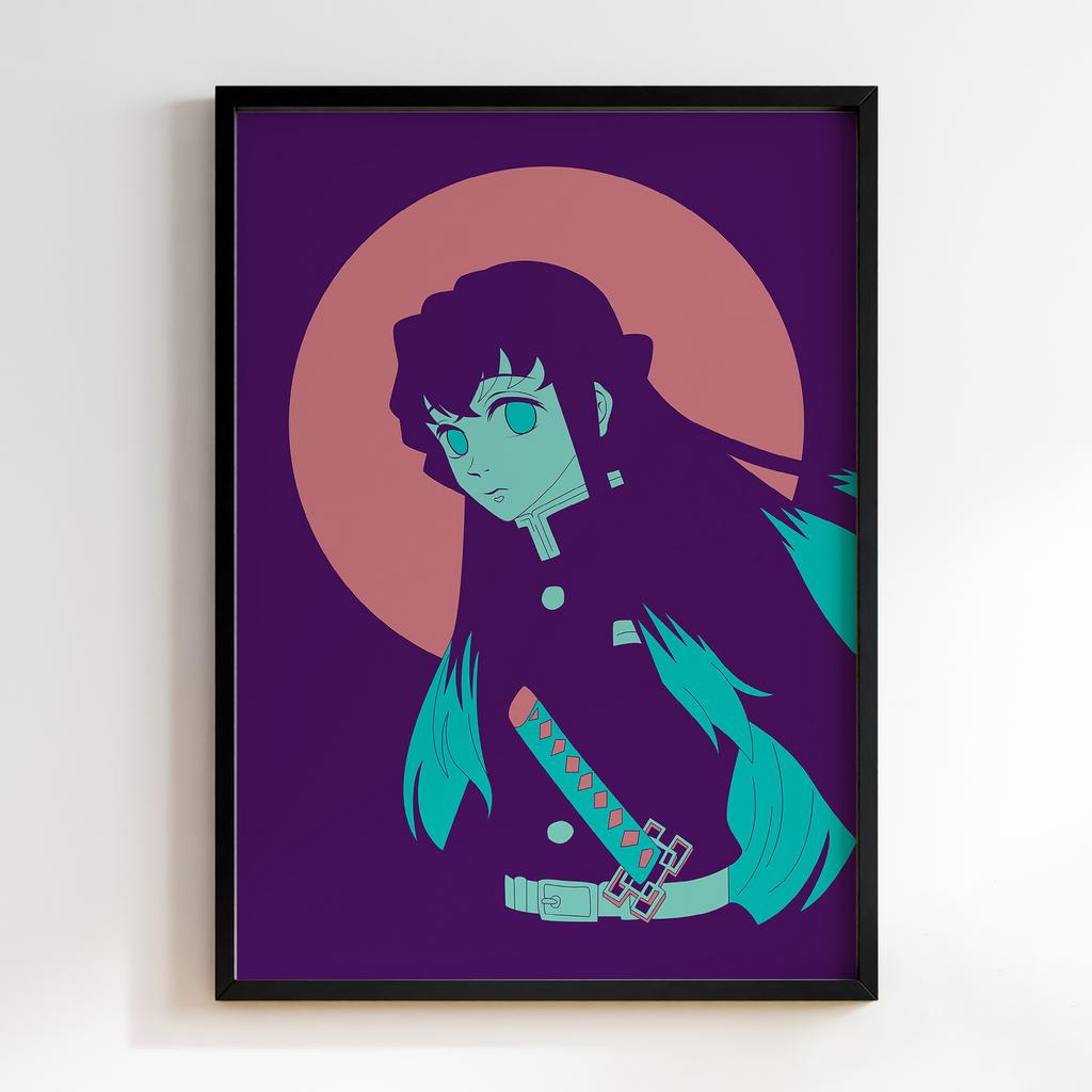 Постер Клинок, який знищує демонів (Demon Slayer) DR114