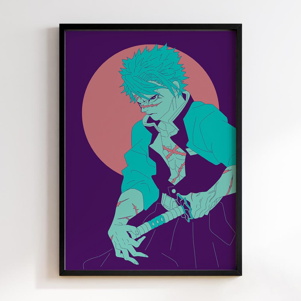 Постер Клинок, який знищує демонів (Demon Slayer) DR115