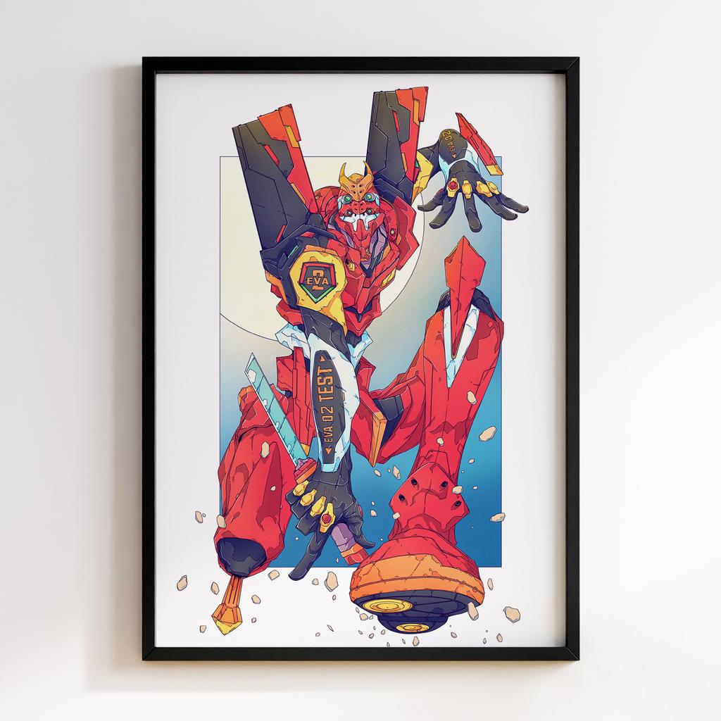 Постер Євангеліон (Evangelion) EV09