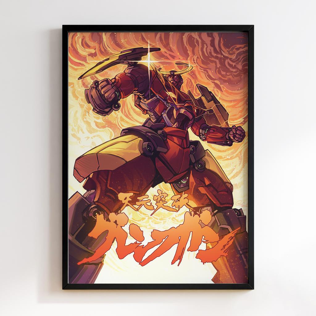 Постер Гуррен-Лаганн (Tengen Toppa Gurren Lagann) TG05