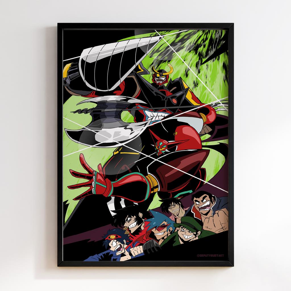 Постер Гуррен-Лаганн (Tengen Toppa Gurren Lagann) TG38