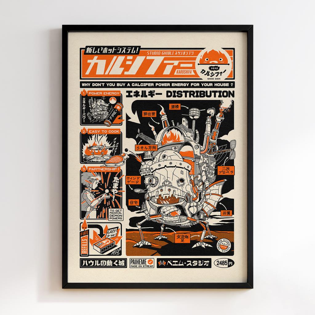 Постер Мандрівний замок Хаула (Howl's Moving Castle) XM02