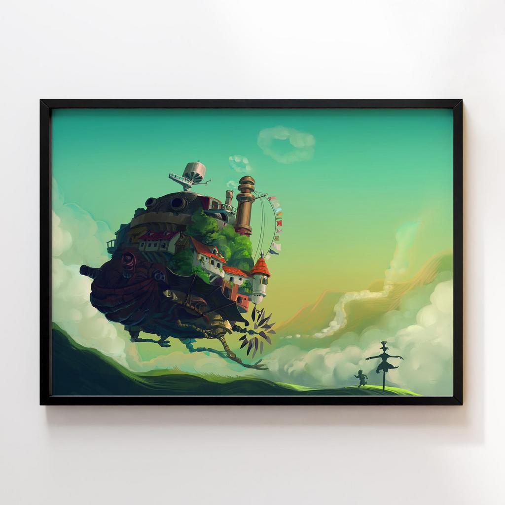 Постер Мандрівний замок Хаула (Howl's Moving Castle) XM09