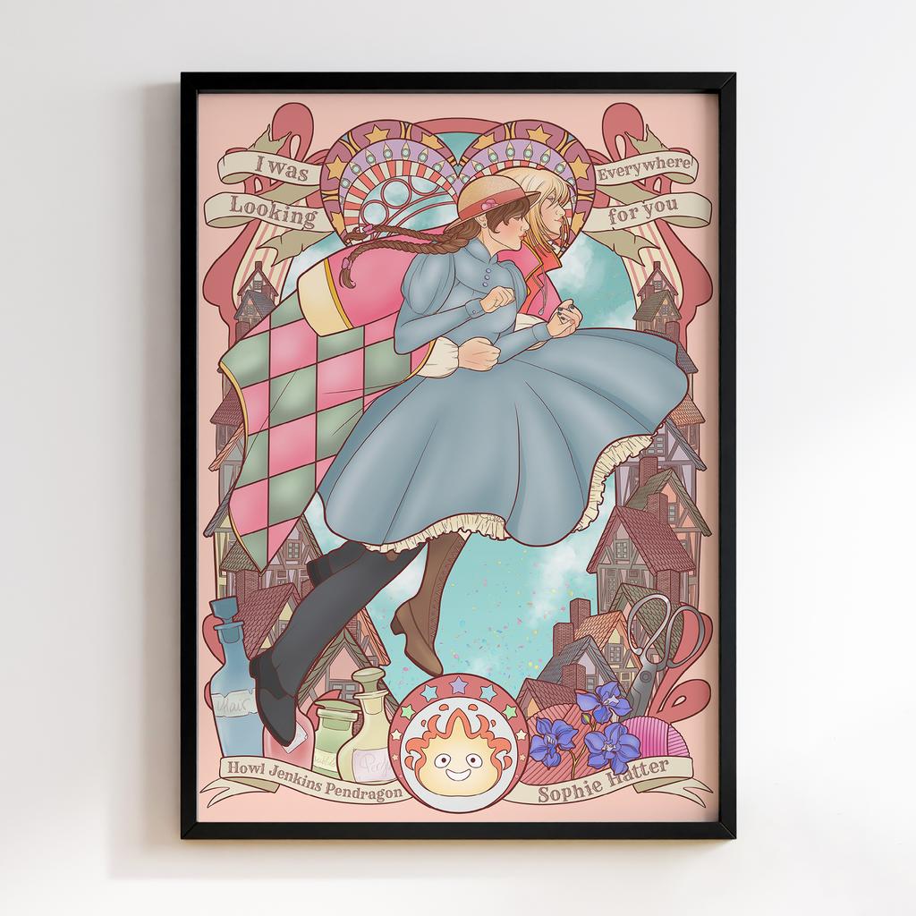 Постер Мандрівний замок Хаула (Howl's Moving Castle) XM12