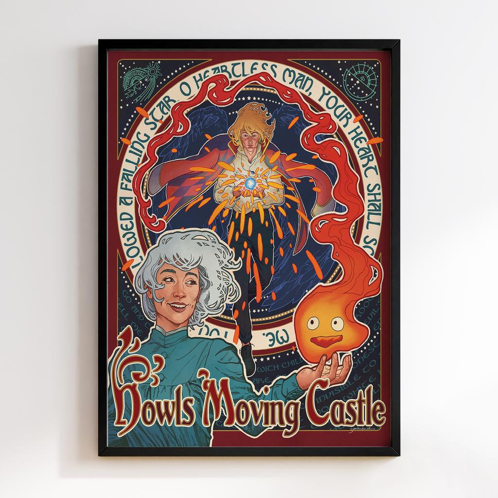 Постер Мандрівний замок Хаула (Howl's Moving Castle) XM17