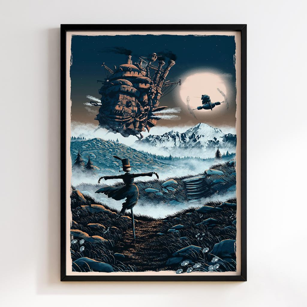 Постер Мандрівний замок Хаула (Howl's Moving Castle) XM25