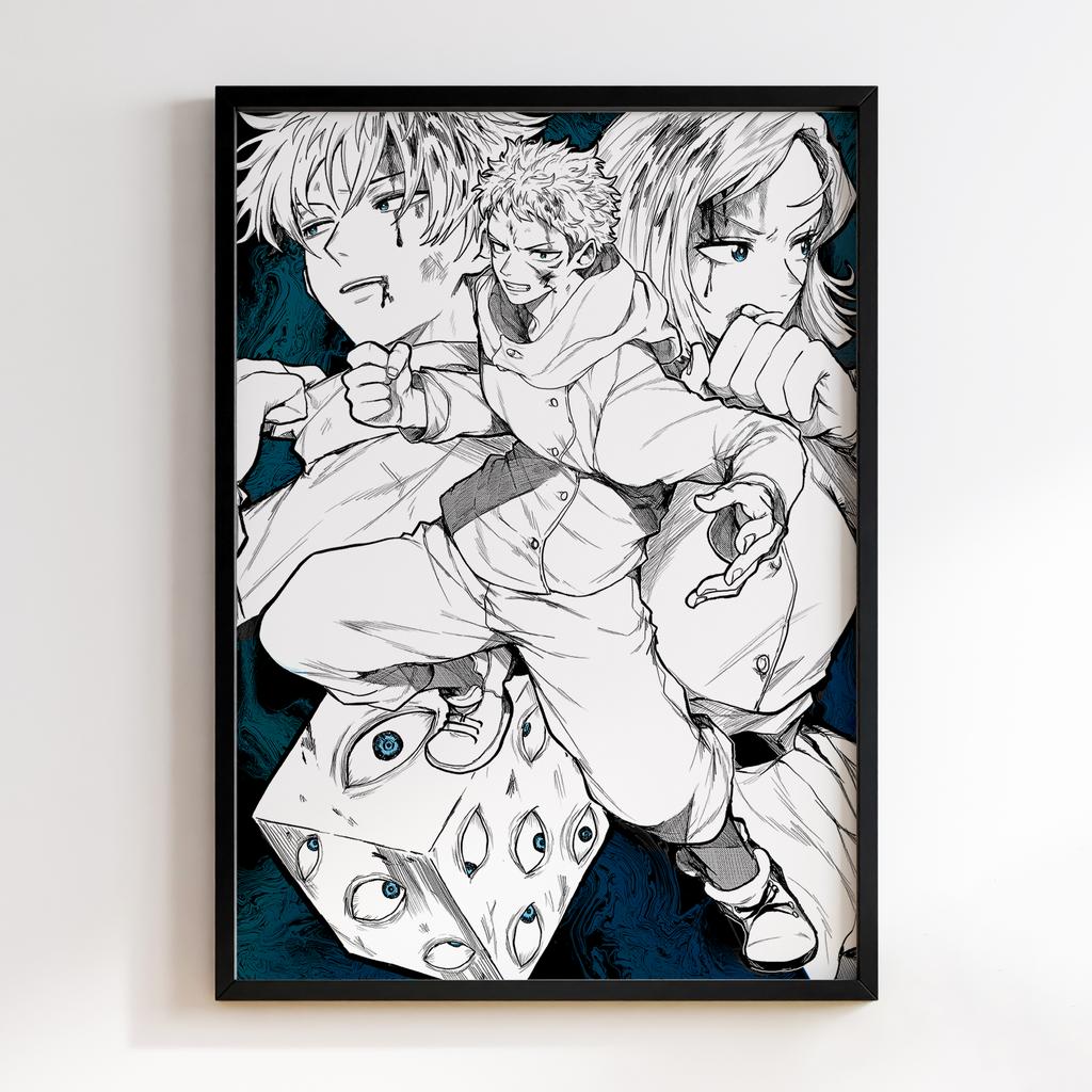 Постер Магічна Битва (Jujutsu Kaisen) JK01