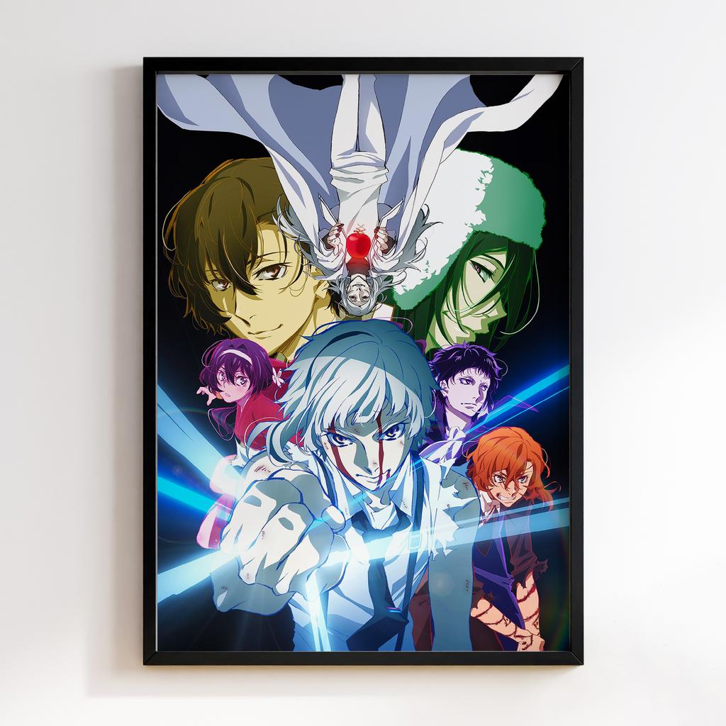 Постер Літературні генії Бродячі Пси (Bungou Stray Dogs) BSD01