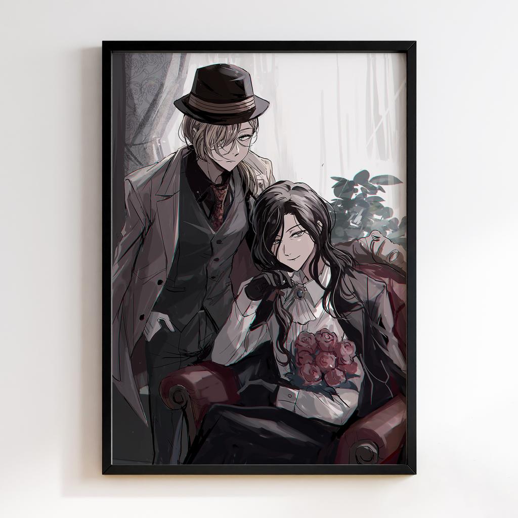 Постер Літературні генії Бродячі Пси (Bungou Stray Dogs) BSD06