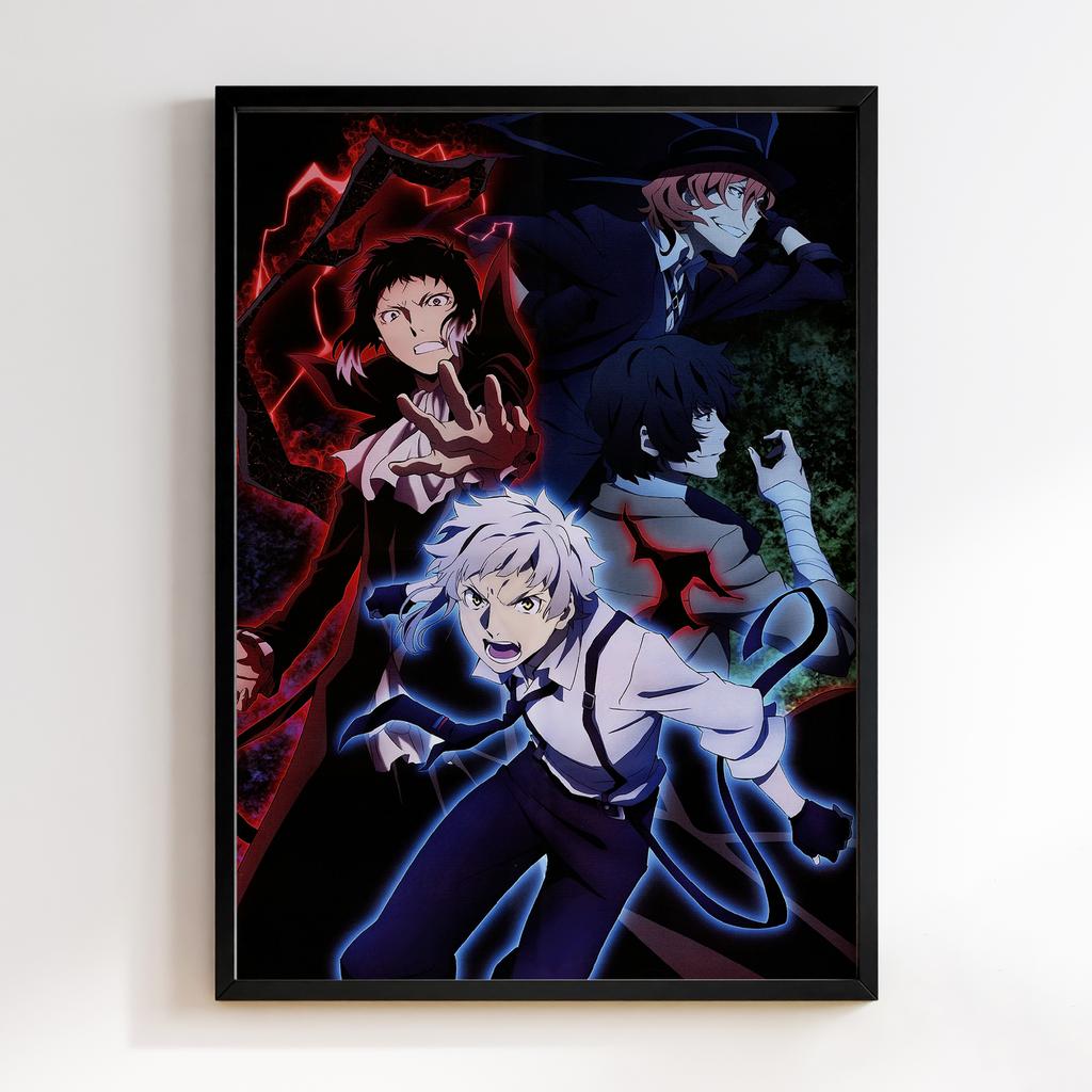 Постер Літературні генії Бродячі Пси (Bungou Stray Dogs) BSD14