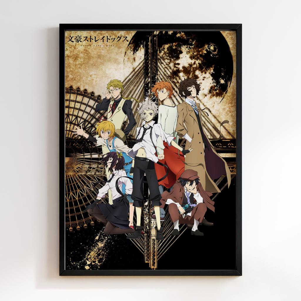 Постер Літературні генії Бродячі Пси (Bungou Stray Dogs) BSD18